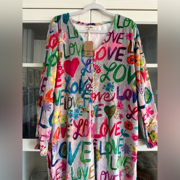 NATURAL LIFE SMALL FLEECE ONESIE PAJAMAS VERY SOFT. EXCELLENT PREOWNED CONDITION - Picture 3 of 8